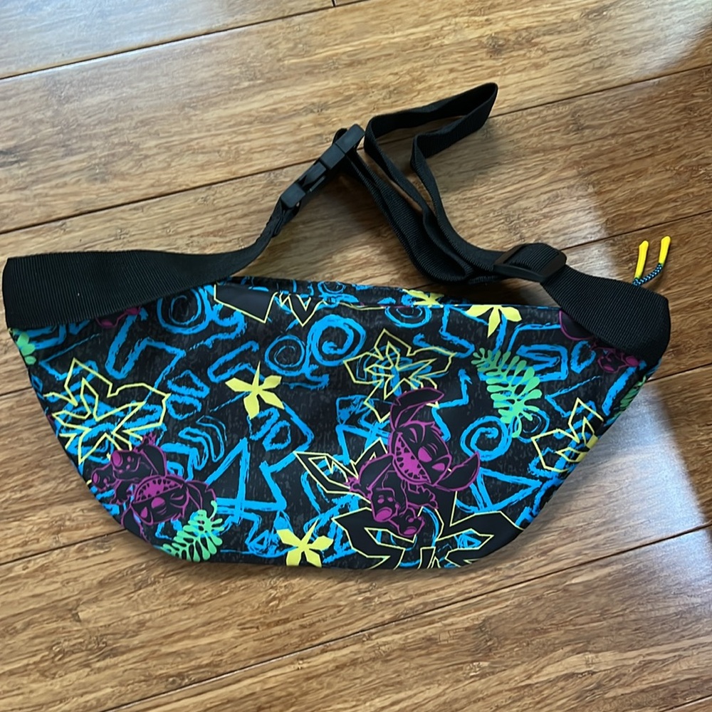 Disney Stitch Black and Blue Fanny Pack - Picture 2 of 4